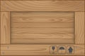 Texture of wood box and fragile symbol Royalty Free Stock Photo