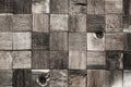 Texture of wooden blocks