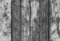 Texture wooden boards with shabby paint black and white Royalty Free Stock Photo