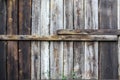 Texture of a wooden fence, part of a wall Royalty Free Stock Photo