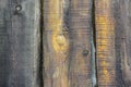 Texture of a wooden fence, part of a wall Royalty Free Stock Photo