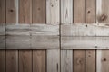 texture of a wooden old wall made of boards, slightly painted with white paint, AI generation Royalty Free Stock Photo