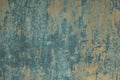 The texture of a worn metal surface with traces of old paint. Royalty Free Stock Photo