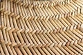 The texture of woven straw hat