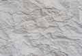 Texture of wrinkled white paper Royalty Free Stock Photo