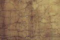 Texture yellow cement wall with cracks Royalty Free Stock Photo