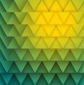 Texture of yellow green triangles.