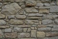 Texture - brickwork of an ancient castle Royalty Free Stock Photo