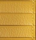 Texture of yellow leather close-up Royalty Free Stock Photo