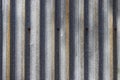 Texture of zinc covered wave-shaped steel sheet as an industrial background Royalty Free Stock Photo