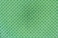 Textured abstract background. Colourfull green waffle. Close up. Flat lay