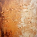 Textured Acrylic Abstract Painting In Brown And Orange