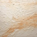 Textured Acrylic Abstract Painting In Warm Ivory Tones