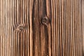 Textured aged wood treated with linseed oil Royalty Free Stock Photo