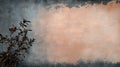 A textured backdrop featuring a branch with subdued colors Royalty Free Stock Photo