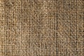 Textured background of a brown burlap bag Royalty Free Stock Photo