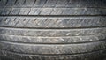 textured background of car tire