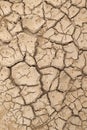 Textured background of cracked dry soil surface as a symbol of the collapse of hope