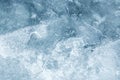 Textured background of crystal frozen ice block Royalty Free Stock Photo