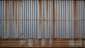 blender-ready corrugated metal texture. ai generated Royalty Free Stock Photo