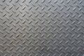 Grey alloy diamond steel plate stainless pattern Royalty Free Stock Photo