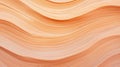 A textured background with a repeating wave pattern in shades of orange and beige. Royalty Free Stock Photo