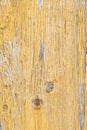 Textured Background. Wooden peeling wall. Old painted vertical boards. Royalty Free Stock Photo