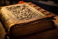 Textured Bible ancient closeup. Generate Ai Royalty Free Stock Photo