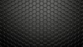 Textured black hexagonal pattern creates a modern and sleek background for design and decoration projects Royalty Free Stock Photo