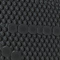 Textured black hexagonal pattern revealing dynamic design elements inspired by nature Royalty Free Stock Photo