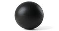 Textured black sphere isolated on white studio background for product design Royalty Free Stock Photo