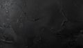 Textured black wall with cracks and marks solid background. Royalty Free Stock Photo