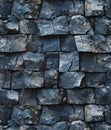 Textured blue stone wall background Royalty Free Stock Photo