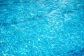 Textured blue water in the pool Royalty Free Stock Photo