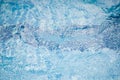 Textured blue water in the pool Royalty Free Stock Photo