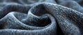Textured Boucle Fabric Waves in Serene Blue Hue. Concept Textured Fabric, Boucle Waves, Serene Royalty Free Stock Photo