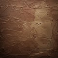 Textured brown wall displaying rough plasterwork with an irregular pattern. The Royalty Free Stock Photo