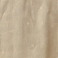 A textured burlap fabric background with natural fibers and a rustic look