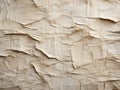 Textured Cardboard with Beige Frayed Edges - AI Generated