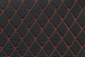 Textured carpet Pattern with Red Stitching Detail Royalty Free Stock Photo