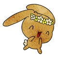 textured cartoon kawaii cute furry bunny