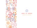 Textured Christmas Stars Horizontal Seamless