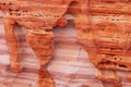 Textured Cliff Wall Valley of Fire State Park Royalty Free Stock Photo