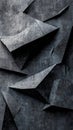 Textured concrete surface displays sharp angular shapes creating an abstract background. The rugged appearance conveys a Royalty Free Stock Photo