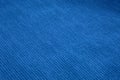 Textured corduroy furniture fabric in blue colors Royalty Free Stock Photo