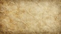 Textured crumpled brown paper background with subtle linear pattern and aged appearance. Generative AI Royalty Free Stock Photo
