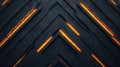 Textured dark background with glowing orange geometric patterns, creating modern and dynamic visual effect. sharp lines and angles Royalty Free Stock Photo