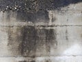 Textured derelict concrete wall