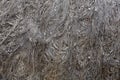 Textured gray hemp fiber for production