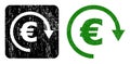 Textured Euro Repay Stencil Seal